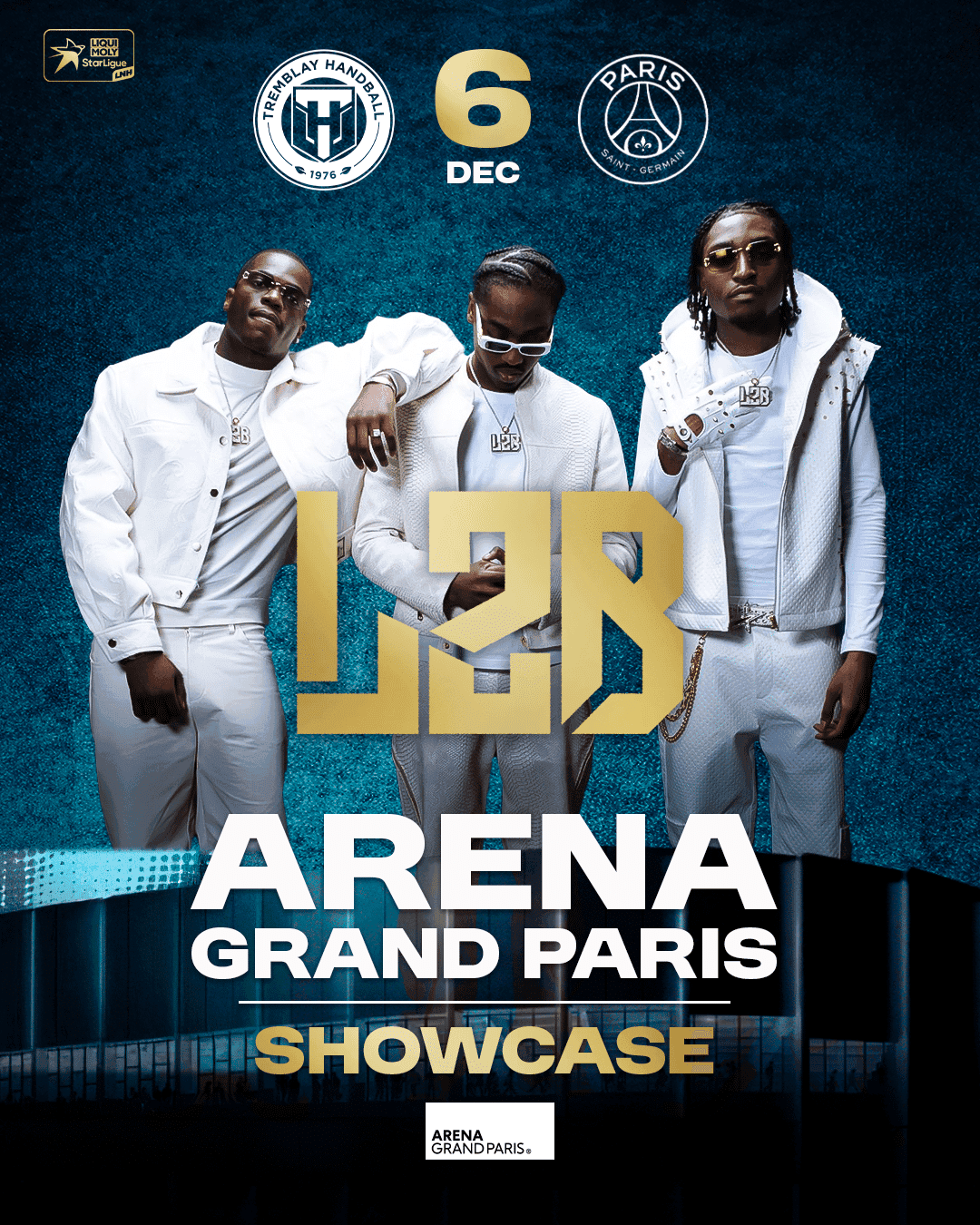 L2B en showcase après Tremblay – PSG : les phénomènes débarquent à l’Arena Grand Paris !