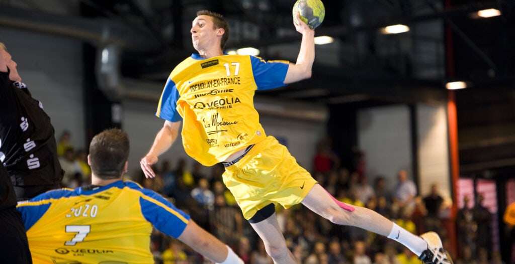 Action de jeu Tremblay Handball en compétition