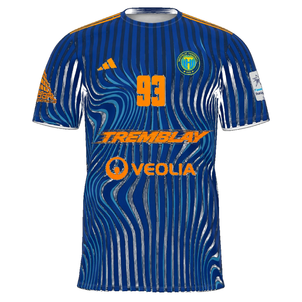 Maillot domicile adulte Tremblay Handball saison 2026/2027